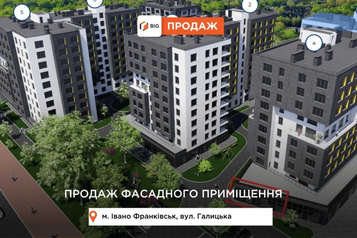 Продаж ФАСАДНОГО приміщення на першій лінії від головної дороги - фото 1