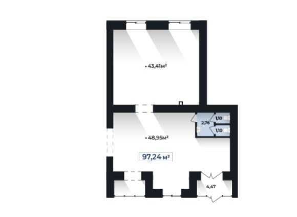 Продаж Комерційного приміщення 97,24 м² | ЖК «Козацький», Довженка 31Б - фото 1