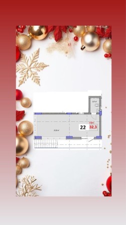 НОВОРІЧНА АКЦІЯ! Продам нежитлове приміщення 32,3 м2 Теремки 2 - фото 1