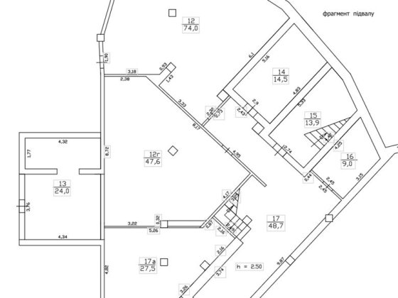 Продам підвальне приміщення 316 м2 Харків