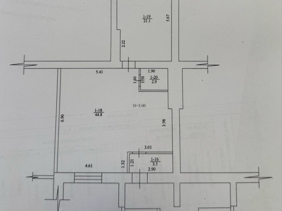 Продажа нежилого помещения 72 м², ул. Победы Харків