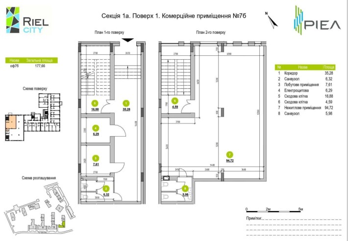> Дворівнева комерція 211 м.кв від забудовника! Без комісії. > - фото 1
