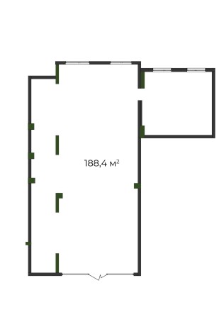 Продаж останнього комерційного приміщення 188 кв.м. в ЖК Місто Трав - фото 1