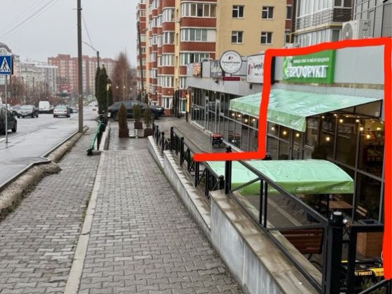 Оренда фасадного приміщення Озерна