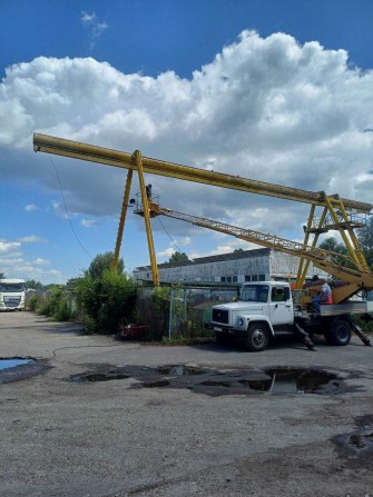 Аренда асфальтированной площадки с Козловым краном 5т. Борисполь - фото 1