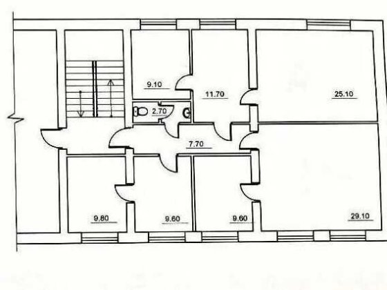 Оренда комерційного приміщення 110м2, Центр