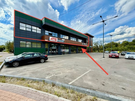 Оренда фасадного приміщення на 2 поверсі над АТБ. 730кв.м, 80кВт