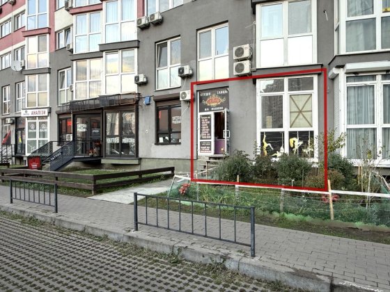 БЕЗ% Простір для вашого бізнесу на Драгоманова 2Б, площа 52м², ФАСАД Київ