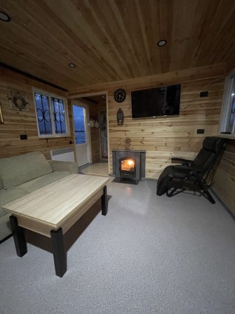 Баня на дровах на річкі Дніпро - фото 1