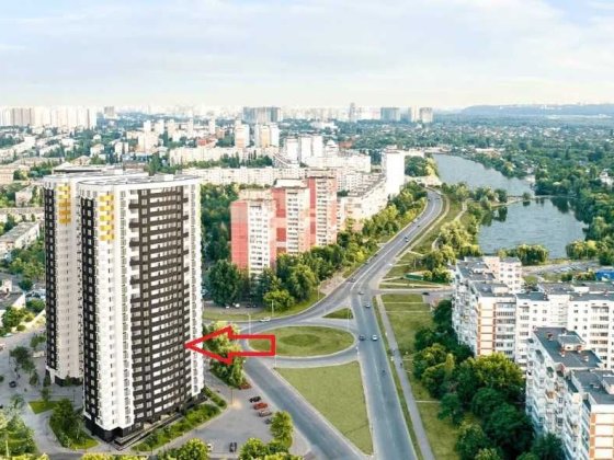 Власник Сдам Фасадне 27м2 комерційне приміщення ЖК Райдужний Київ