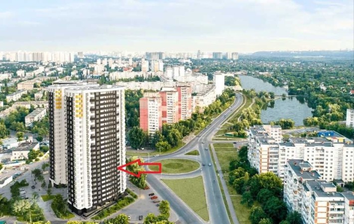 Власник Сдам Фасадне 27м2 комерційне приміщення ЖК Райдужний - фото 1