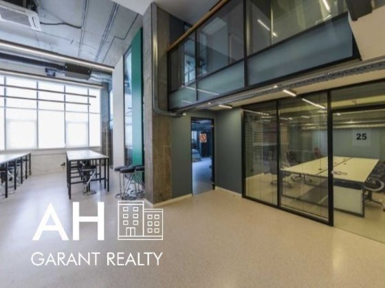 Без % Офіс з меблями,  Loft, 900м ,Open-space + кабінети. БЦ Параллель