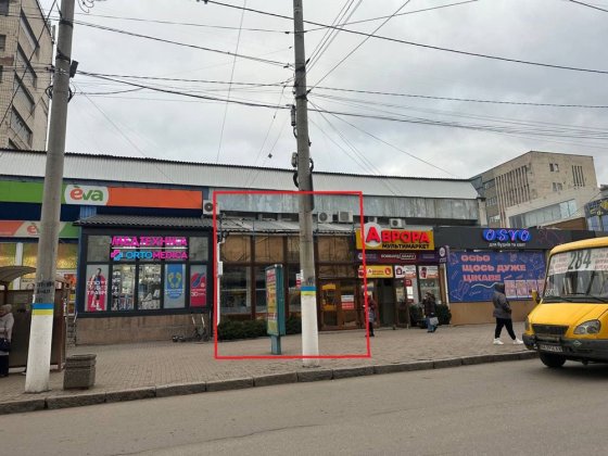 ОРЕНДА приміщення (готель Київ) – найвищий потік людей. 1500 грн/м кв Кропивницький