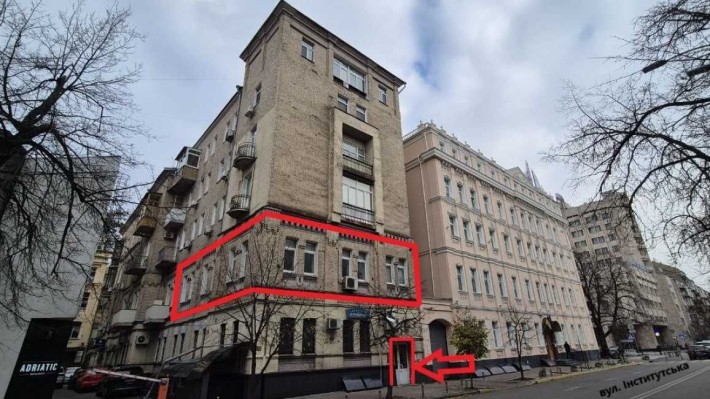 Без%! Оренда офісу Печерськ, Липки, вул. Інститутська,19-В фасад! - фото 1