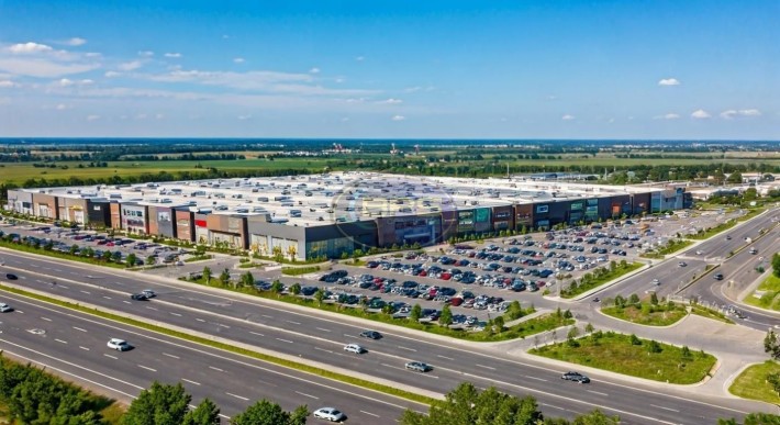 Комерційний комплекс — 18 550 м², фасад 138 м, паркінг на 300 авто - фото 1