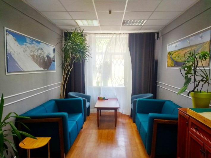 Почасово, кабинет психолога. (круглосуточно, центр, кондиционер )
. - фото 1