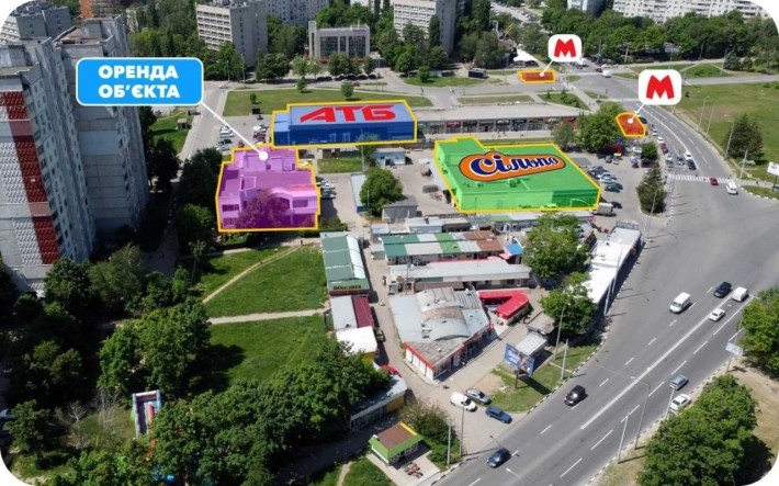 Оренда 146,6 м2 / підвальний поверх / м. Олексіївська 20 м - фото 1