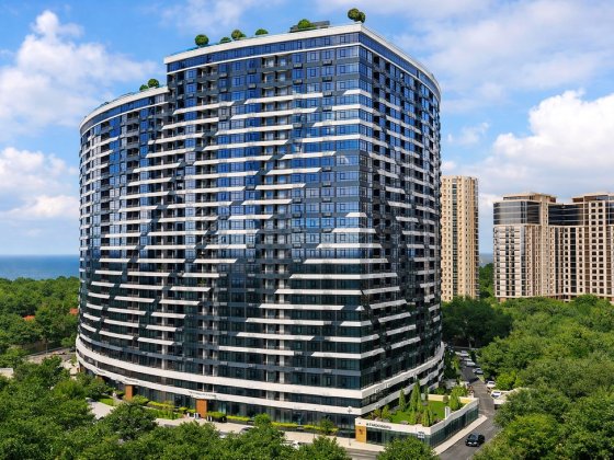 Однокомнатная видовая квартира в Аркадии в Ж/К «Атмосфера». Одесса