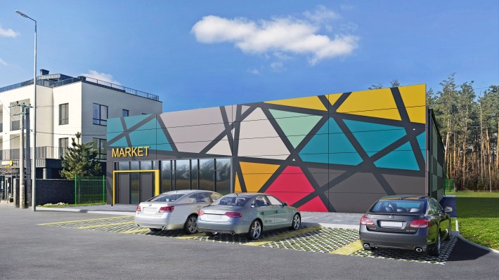 Оренда 585м2 Глеваха фасад 1 поверх - фото 1