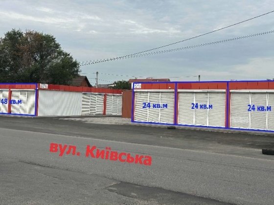 Оренда приміщення МАФ Тарасівка Боярка фасад вул. Київська Тарасовка