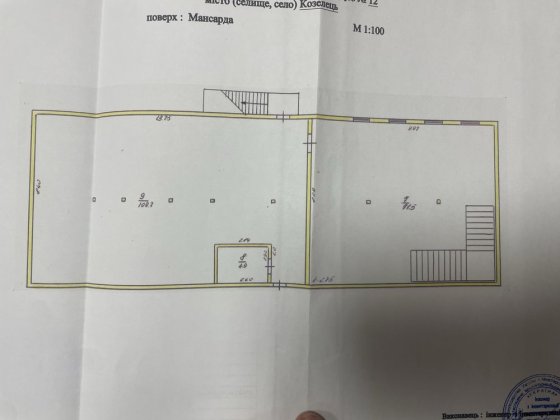 Оренда приміщення 180м2 (2-поверх) Козелець