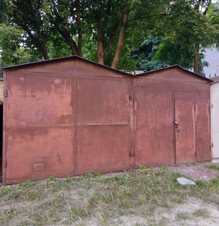 Подвійний металевий гараж довгострокова оренда - фото 1