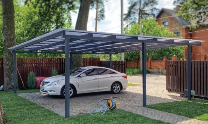 Навіс, Автонавіс, бесідка, Тераса, Дах, Криша, Накриття, Гараж, Авто - фото 1