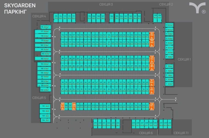 АКЦІЯ благо скайгарден паркінг гараж майзлі незалежності SKY GARDEN - фото 1