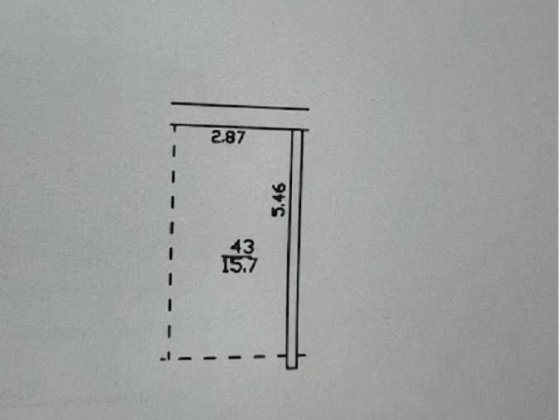 Машиномісце №43 у вбудовано-прибудованому паркінгу, 15.7 кв.м. Киев