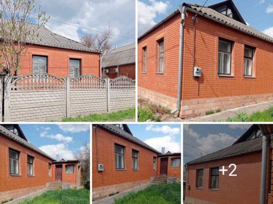 Продается пол дома с участком Ромны