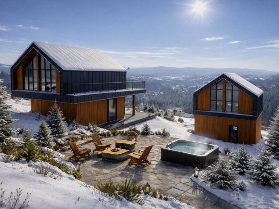 Продаж двох котеджів у Карпатах, Яблуниця, поруч Буковель Яблуниця