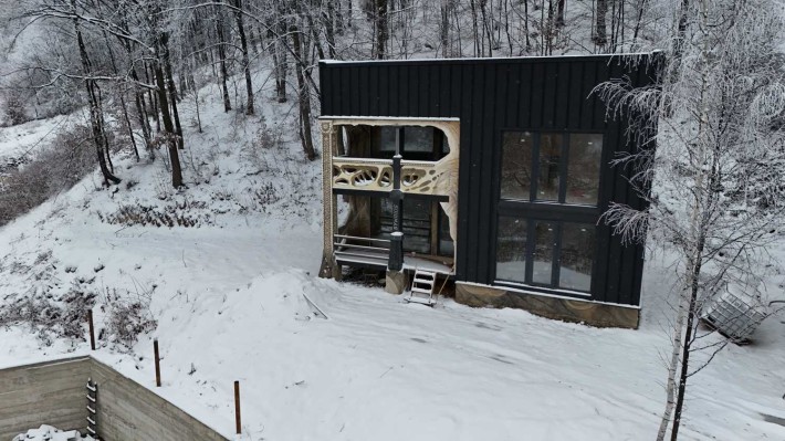 Авторський проект будинку "Simbios" 157 м.кв. в Карпатах Косів - фото 1