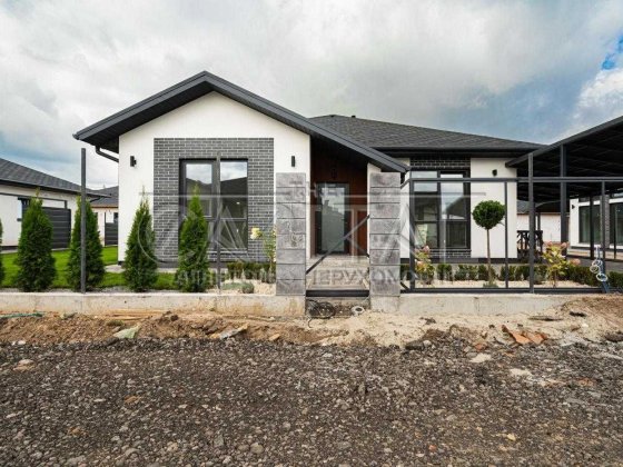 Продаж нового будинку в КМ с. Крюківщина, вул. Привітна, 1 Крюківщина