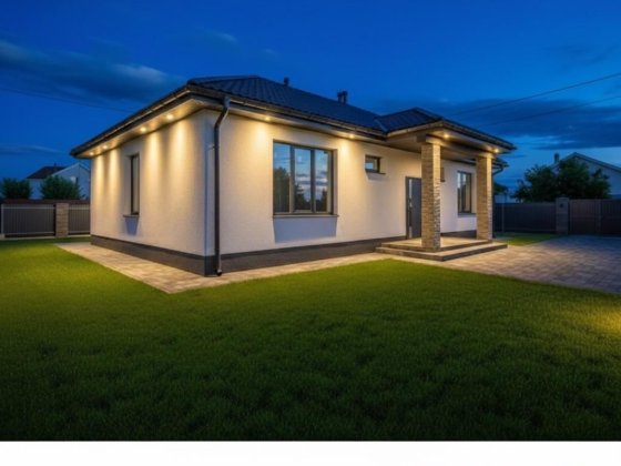 Технологічний 1-поверховий будинок біля лісу в Білогородці Белогородка