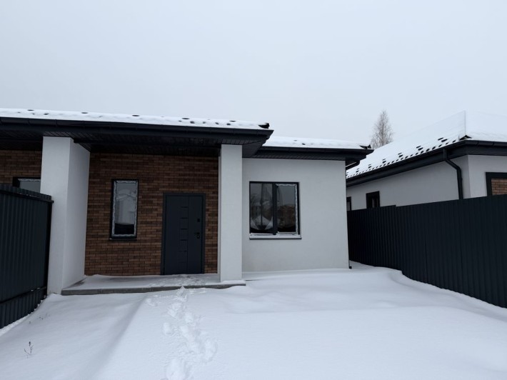 Сучасний одноповерховий дуплекс 80м2 , газ! Михайлівка-Рубежівка - фото 1