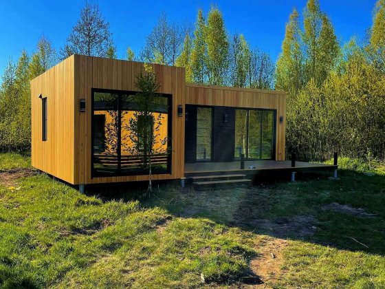 Модульний будинок 43 м2 Для постійного проживання Зазимье