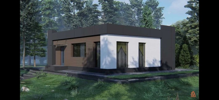 Будинок 95 м² у центрі села Дмитрівка 8 соток Тепла підлога. - фото 1