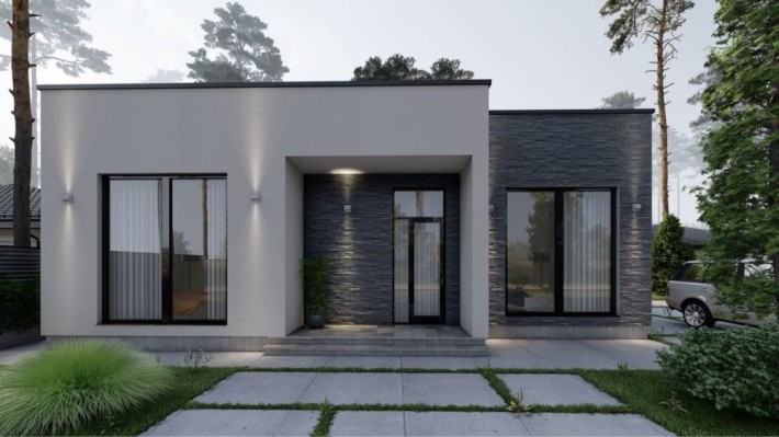 Красивый качественный одноэтажный дом 128м Дайберг Рассрочка - фото 1