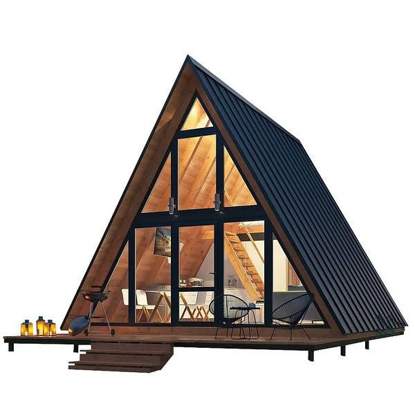 Будиночок у лісі. А-фрейм - фото 1