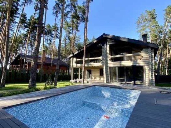 Продаж ЭКО-ДОМ на 14 сотках 260 м2 ! Бассейн, Баня, Подвал ! Буча