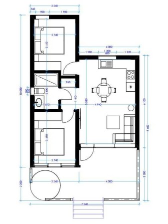 Швидке виготовлення‼️Модульний дім під ключ 57м2 - фото 1
