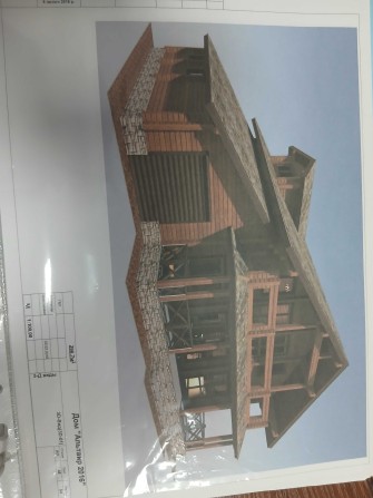 Домокомплект "Альтаір -2016" (дерево) з проєктом. - фото 1