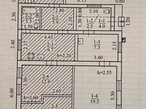 Продам пол дома в 1-й Диевке