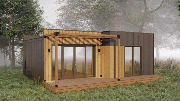 Сучасний будинок 58м2 - фото 1