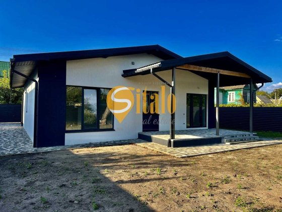 Сучасний одноповерховий будинок, 118 Садова, Осокорки, Славутич 4 км Киев