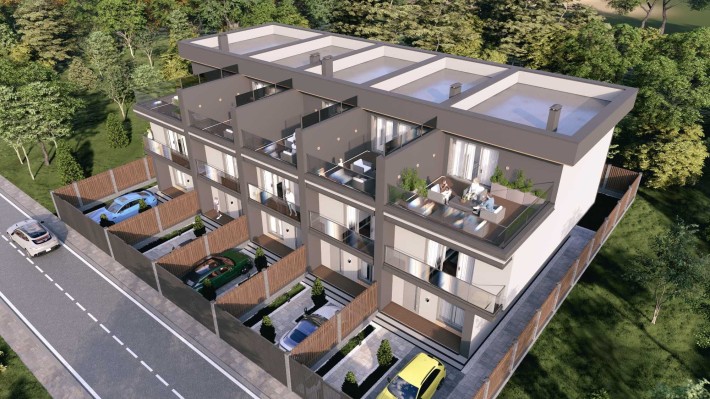 Продаж Таунхаус метро Славутич 800 м тераса на даху на озеро Осокорки - фото 1