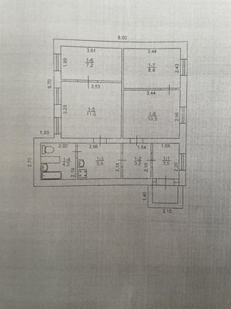 Продам Дом район вул. Криворізькоі - фото 1