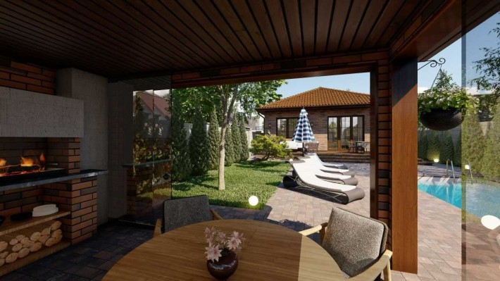 РАССРОЧКА!!! Одноэтажный дом с подвалом Золотая горка/Царское село-2 - фото 1