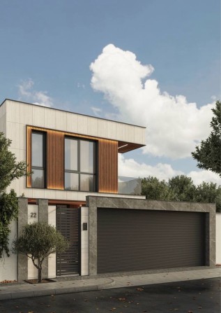 Новый дом из красного кирпича 220 м² с бассейном и террасой на Фонтане - фото 1