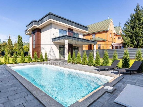 Без% Продаж сучасного будинку з газом і басейном з ремонтом) Петропавлівська Борщагівка